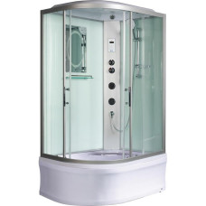 Душевая кабина Weltwasser WW500 HALLE 1204 R 10000003315, Высокий поддон, Раздвижная, Стекло прозрачное, Асимметричная, Правая, Хром