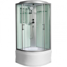 Душевая кабина Weltwasser WW500 HALLE 802 10000003241, Высокий поддон, Раздвижная, Стекло прозрачное, Четверть круга, Хром