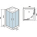 Душевая кабина Weltwasser WW500 LAINE 1004 10000003269, Низкий поддон, Раздвижная, Стекло прозрачное, Квадратная, Хром
