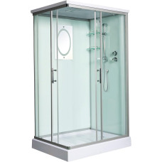 Душевая кабина Weltwasser WW500 LAINE 1202 10000003271, Низкий поддон, Раздвижная, Стекло прозрачное, Прямоугольная, Хром
