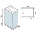 Душевая кабина Weltwasser WW500 LAINE 1214 10000003277, Низкий поддон, Раздвижная, Стекло прозрачное, Прямоугольная, Хром