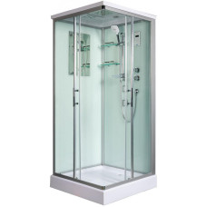 Душевая кабина Weltwasser WW500 LAINE 804 10000003267, Низкий поддон, Раздвижная, Стекло прозрачное, Квадратная, Хром