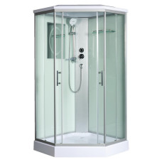Душевая кабина Weltwasser WW500 NESSE 1002 10000003281, Низкий поддон, Раздвижная, Стекло прозрачное, Хром
