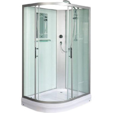 Душевая кабина Weltwasser WW500 WERRA 1201 R 10000003328, Низкий поддон, Раздвижная, Стекло прозрачное, Асимметричная, Правая, Хром