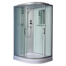 Душевая кабина Weltwasser WW500 WERRA 1202 L 10000003235, Низкий поддон, Раздвижная, Стекло прозрачное, Асимметричная, Левая, Хром