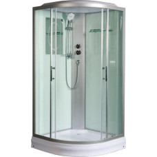 Душевая кабина Weltwasser WW500 WERRA 802 10000003225, Низкий поддон, Раздвижная, Стекло прозрачное, Четверть круга, Хром