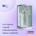 Душевая кабина Weltwasser WW500 WERRA 902 10000003226, Низкий поддон, Раздвижная, Стекло прозрачное, Четверть круга, Хром