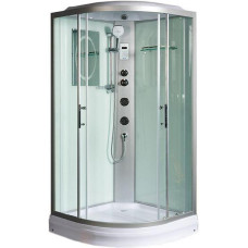 Душевая кабина Weltwasser WW500 WERRA 904 10000003232, Низкий поддон, Раздвижная, Стекло прозрачное, Четверть круга, Хром