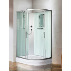Душевая кабина Weltwasser WW500 WERRA XL 1201 L 10000014051, Средний поддон, Раздвижная, Стекло прозрачное, Асимметричная, Левая, Хром