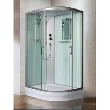Душевая кабина Weltwasser WW500 WERRA XL 1202 L 10000014053, Средний поддон, Раздвижная, Стекло прозрачное, Асимметричная, Левая, Хром