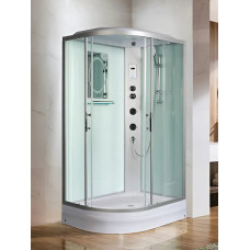 Душевая кабина Weltwasser WW500 WERRA XL 1204 R 10000014056, Средний поддон, Раздвижная, Стекло прозрачное, Асимметричная, Правая, Хром