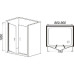 Душевое ограждение Weltwasser WW600 10000002734 90х185, Хром, Распашные, Алюминий Душевое ограждение Weltwasser WW600 10000002734 90х185, Хром, Распашные, Алюминий